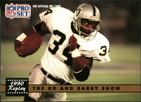 Barry Sanders, Bo Jackson [No NFLPA Logo on Back] #335