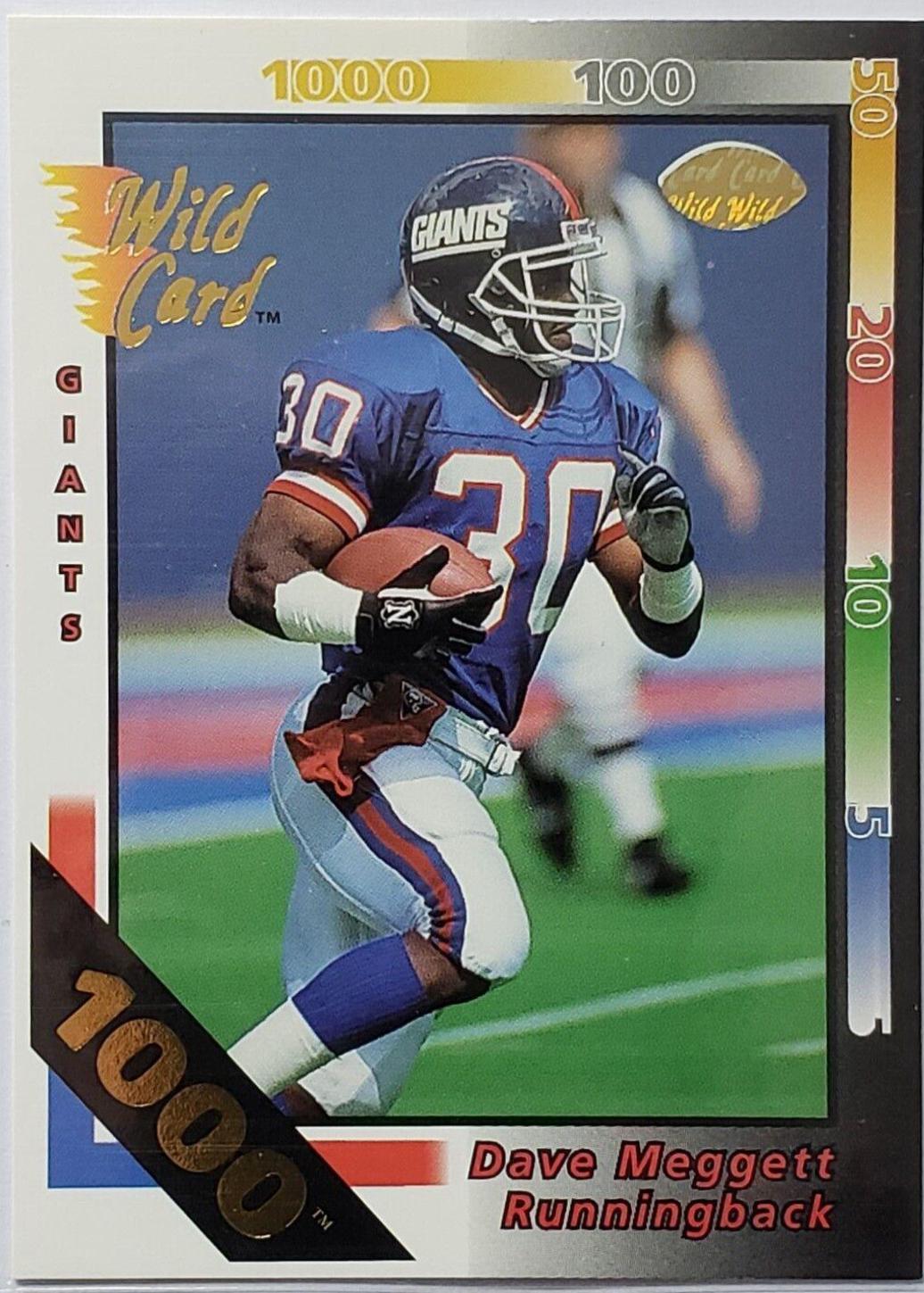 Dave Meggett [1000 Stripe] #184