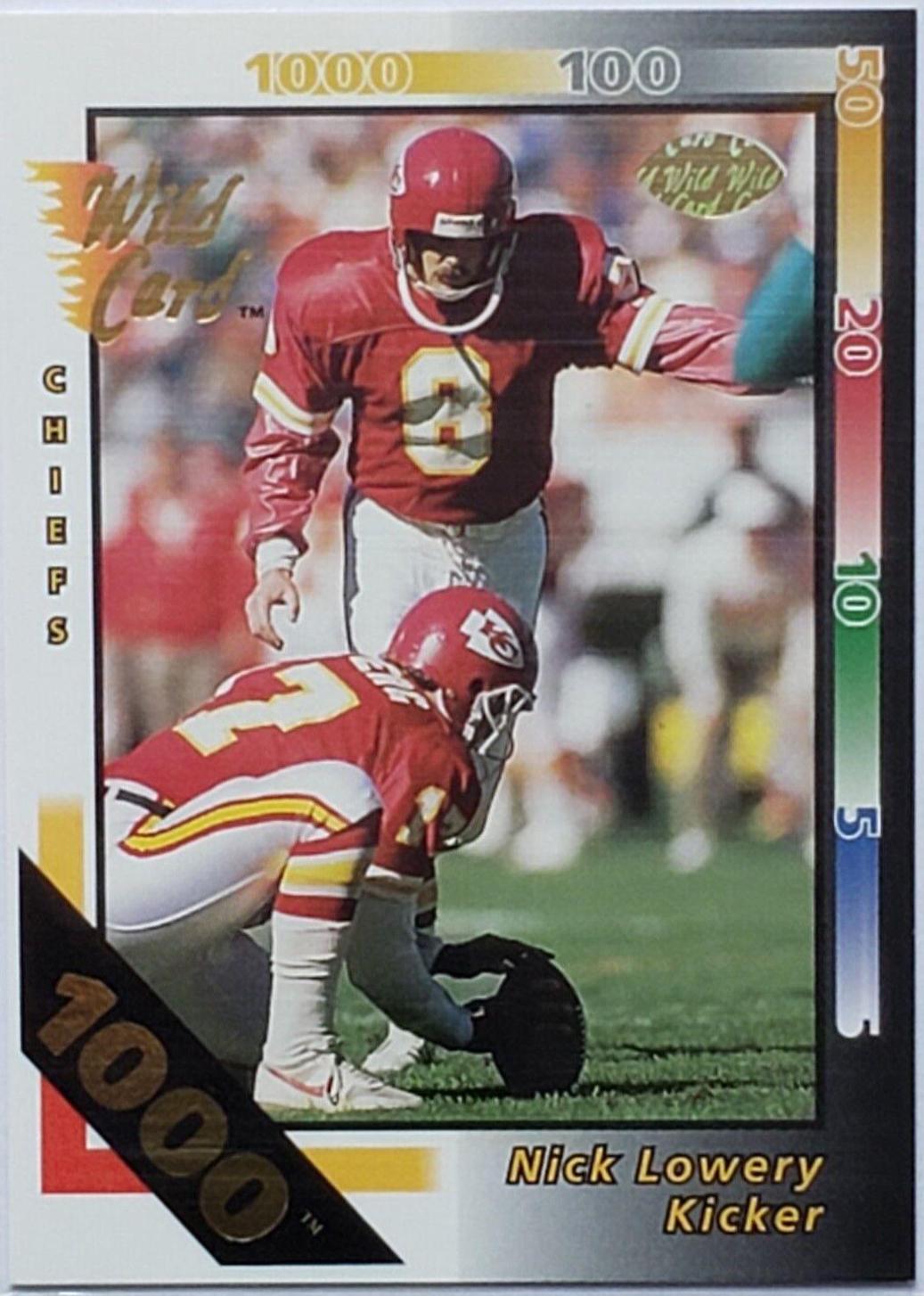 Nick Lowery [1000 Stripe] #79