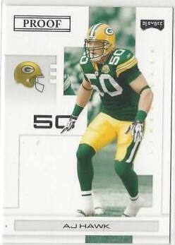A.J. Hawk [Black Proof] #38