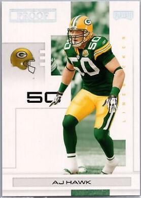 A.J. Hawk [Silver Proof] #38
