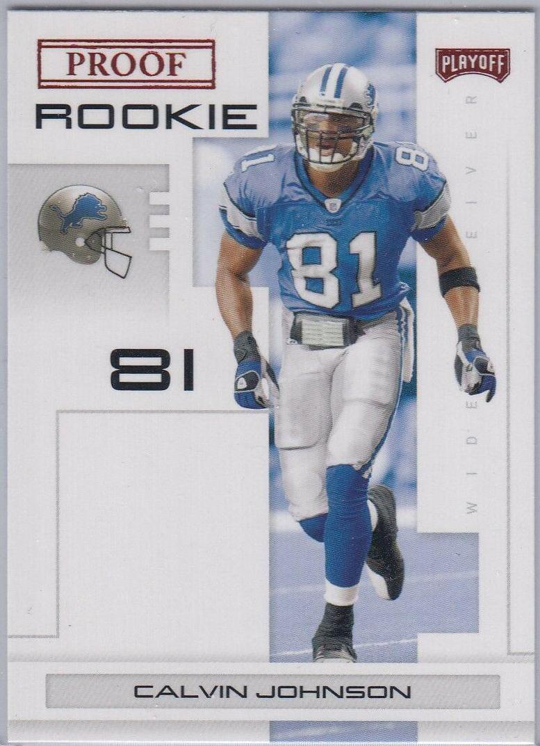 Calvin Johnson [Red Proof] #107