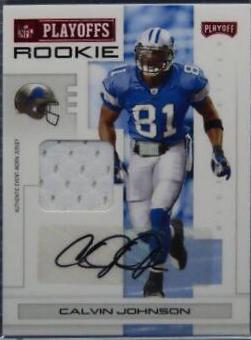 Calvin Johnson [Signature Material Red] #107