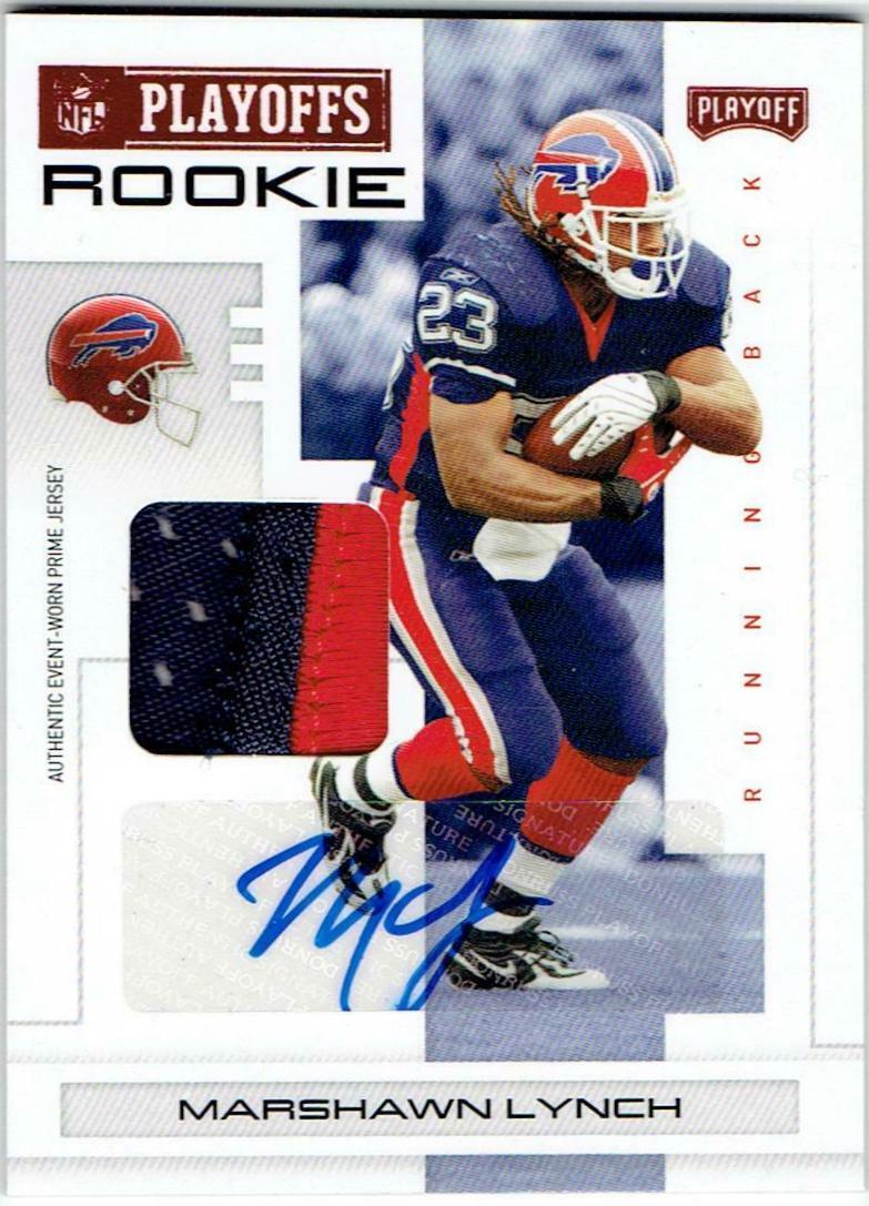 Marshawn Lynch [Signature Material Red Prime] #123