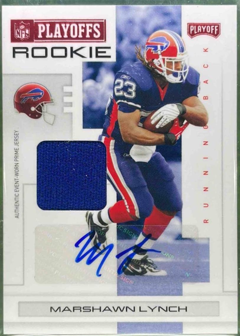 Marshawn Lynch [Signature Material Red] #123