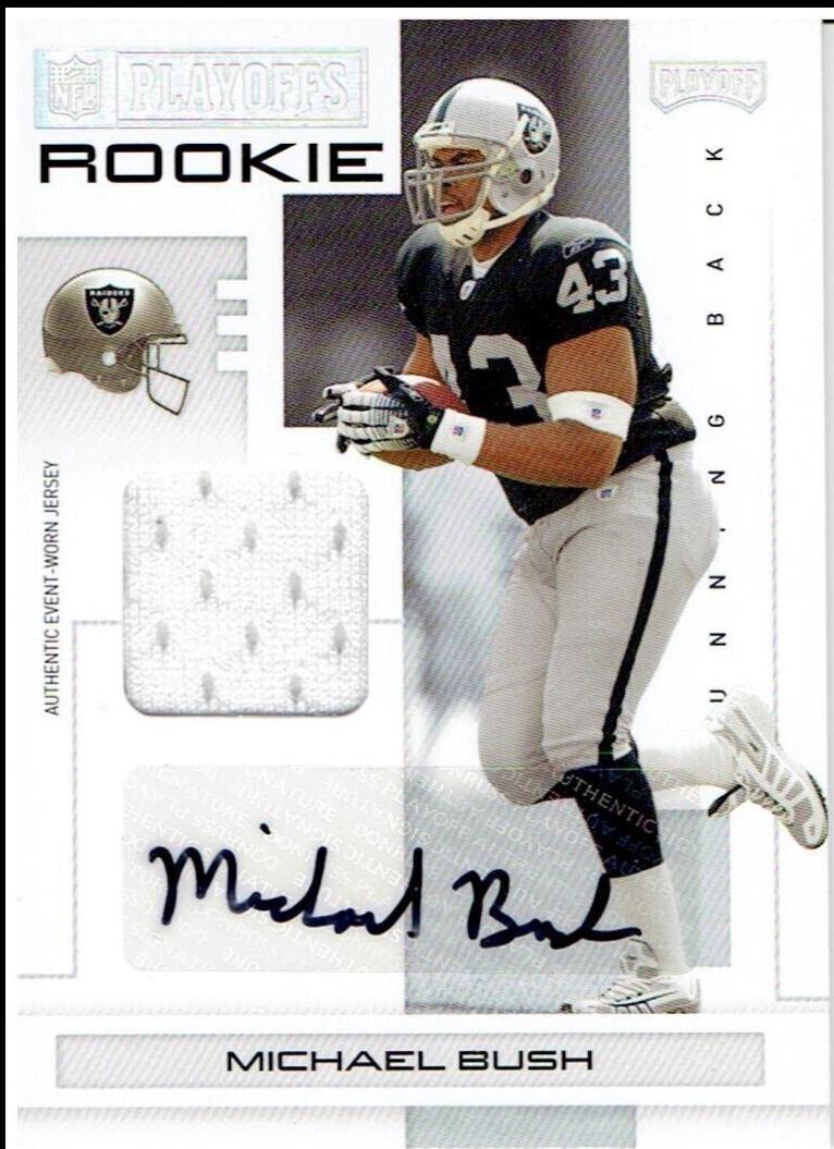 Michael Bush [Signature Material Silver] #124