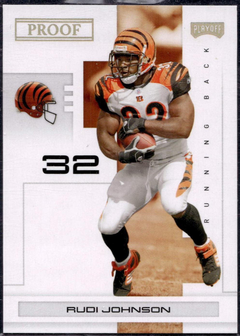Rudi Johnson [Gold Proof] #20