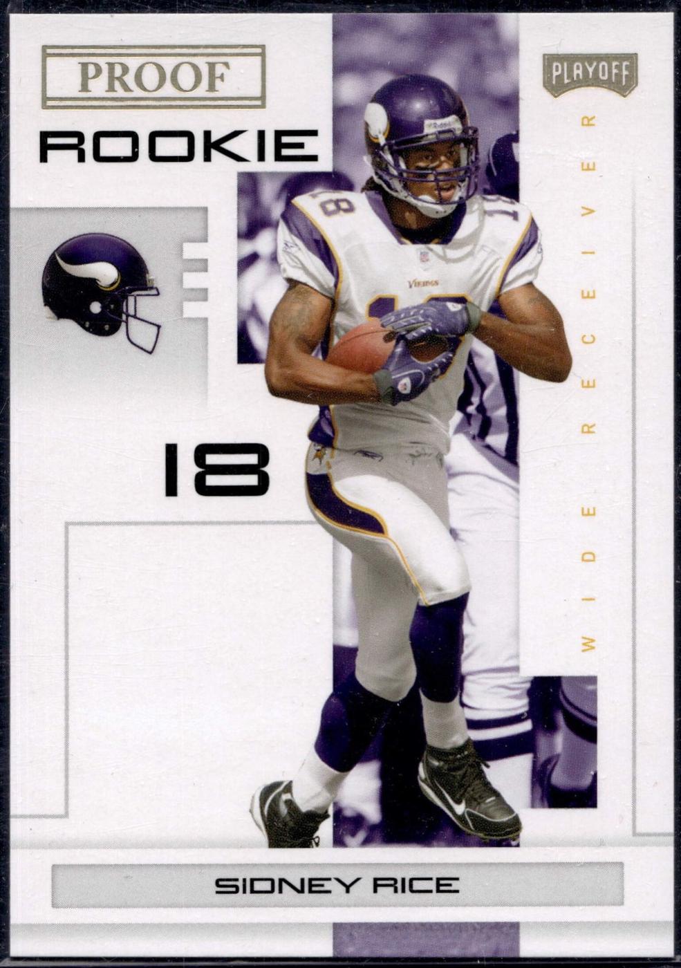 Sidney Rice [Gold Proof] #128