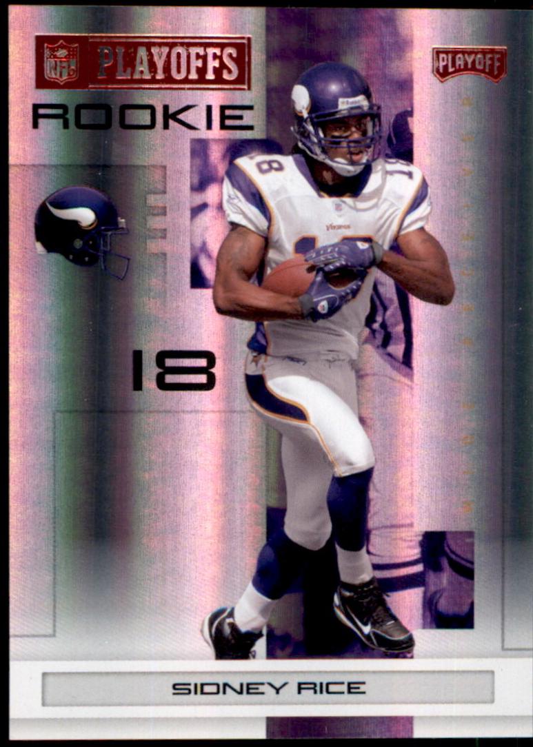 Sidney Rice [Red Holofoil] #128