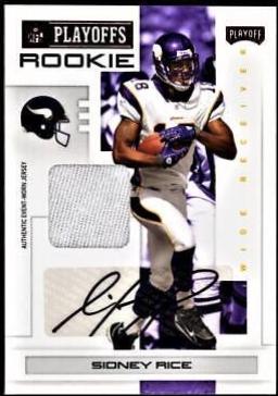 Sidney Rice [Signature Material Red] #128