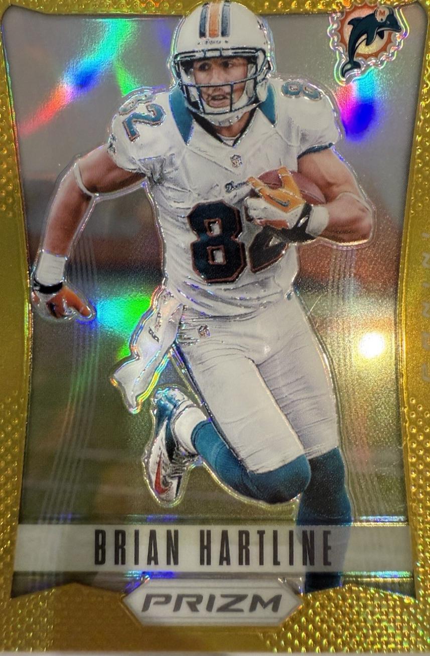 Brian Hartline [Gold Prizm] #100