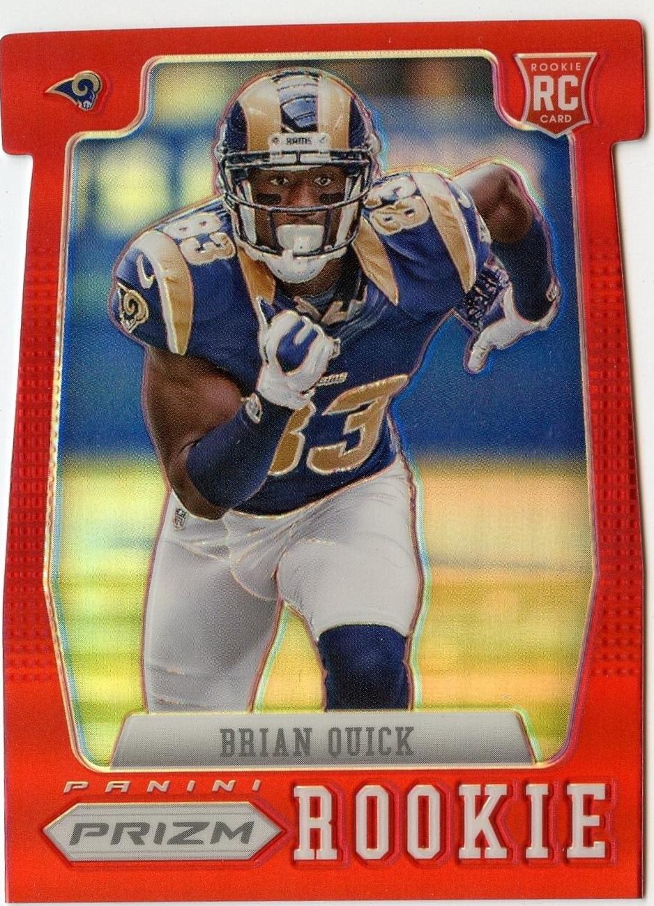 Brian Quick [Red Prizm Die Cut] #206