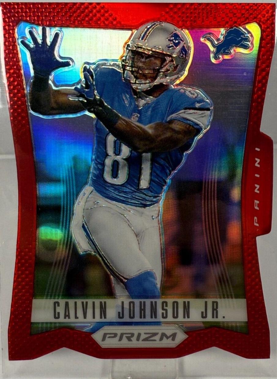 Calvin Johnson Jr. [Red Die-Cut] #64