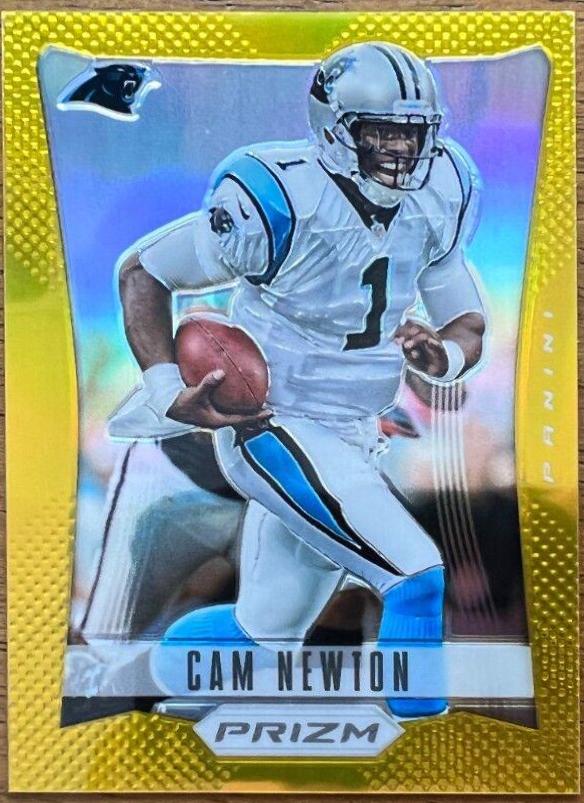 Cam Newton [Gold Prizm] #26