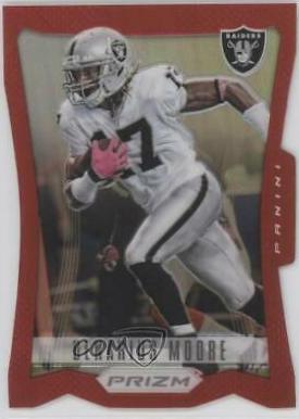 Denarius Moore [Red Prizm Die Cut] #140