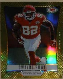 Dwayne Bowe [Gold Prizm] #93