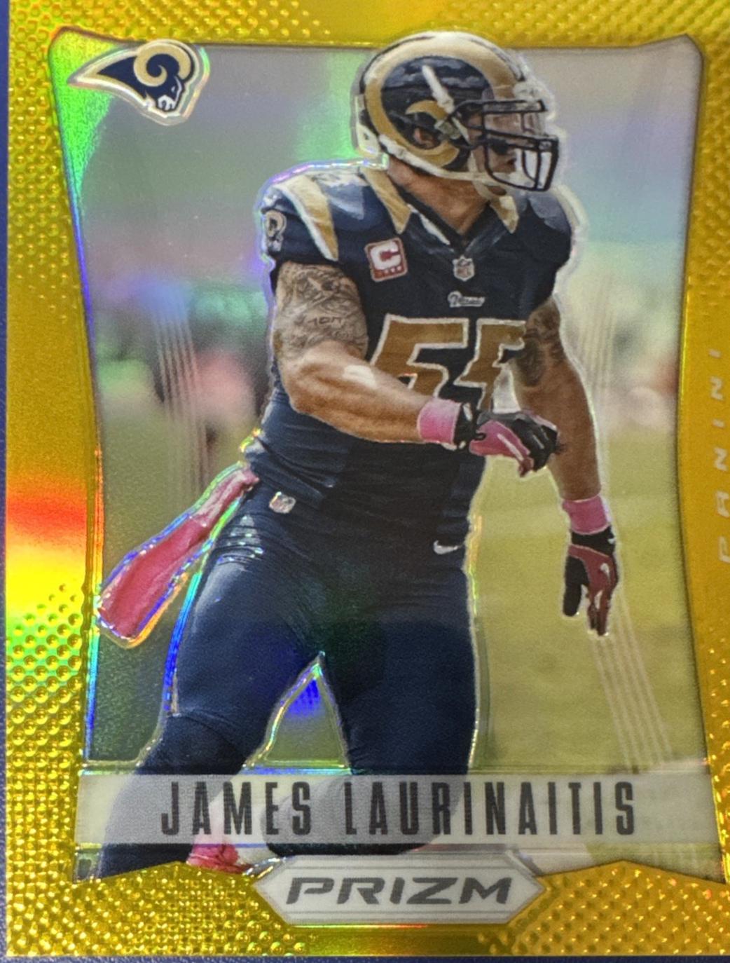James Laurinaitis [Gold Prizm] #178