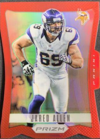 Jared Allen [Red Prizm Die Cut] #108