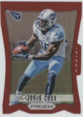 Jared Cook [Red Prizm Die Cut] #192