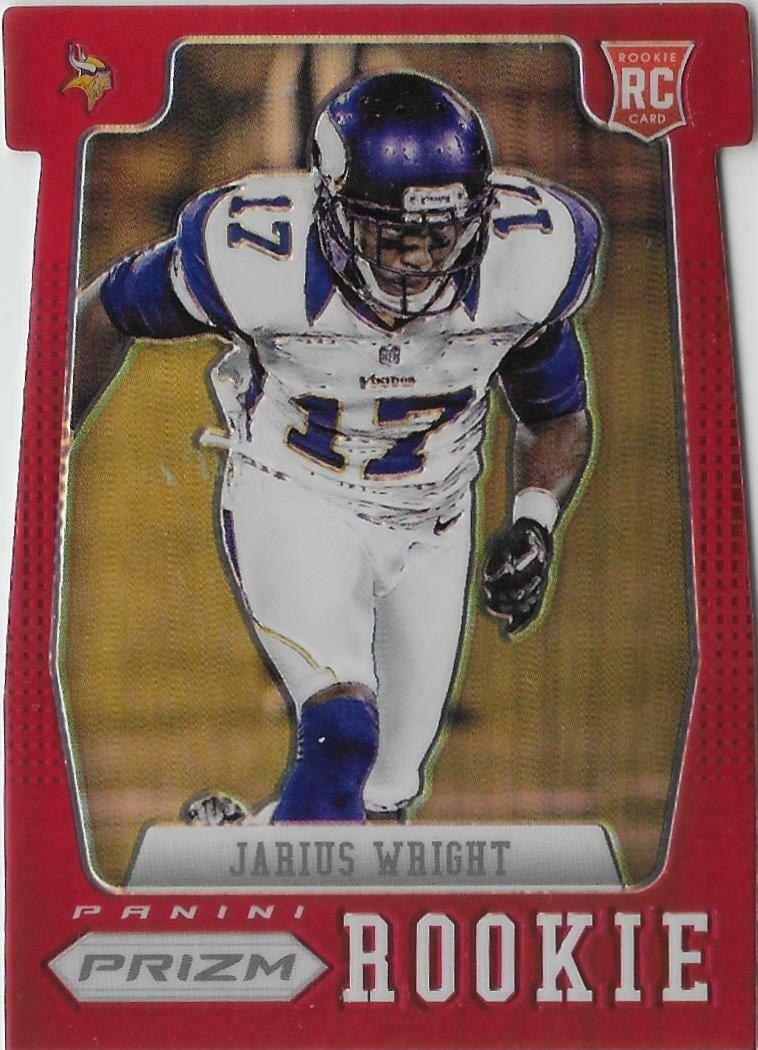 Jarius Wright [Red Prizm Die Cut] #215