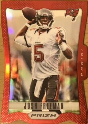 Josh Freeman [Red Prizm Die Cut] #185