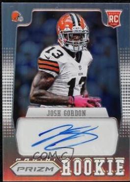 Josh Gordon [Pink Towel Autograph Prizm] #250