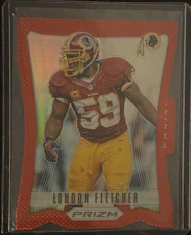 London Fletcher [Red Prizm Die Cut] #195