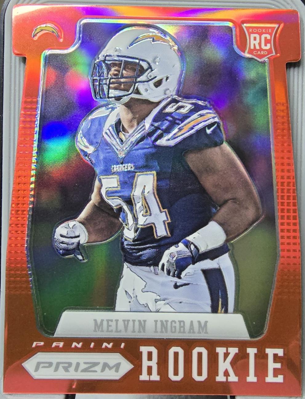 Melvin Ingram [Right Fist Out Red Prizm Die Cut] #283