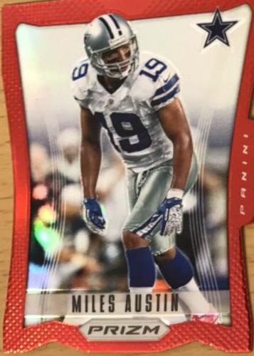 Miles Austin [Red Prizm Die Cut] #53