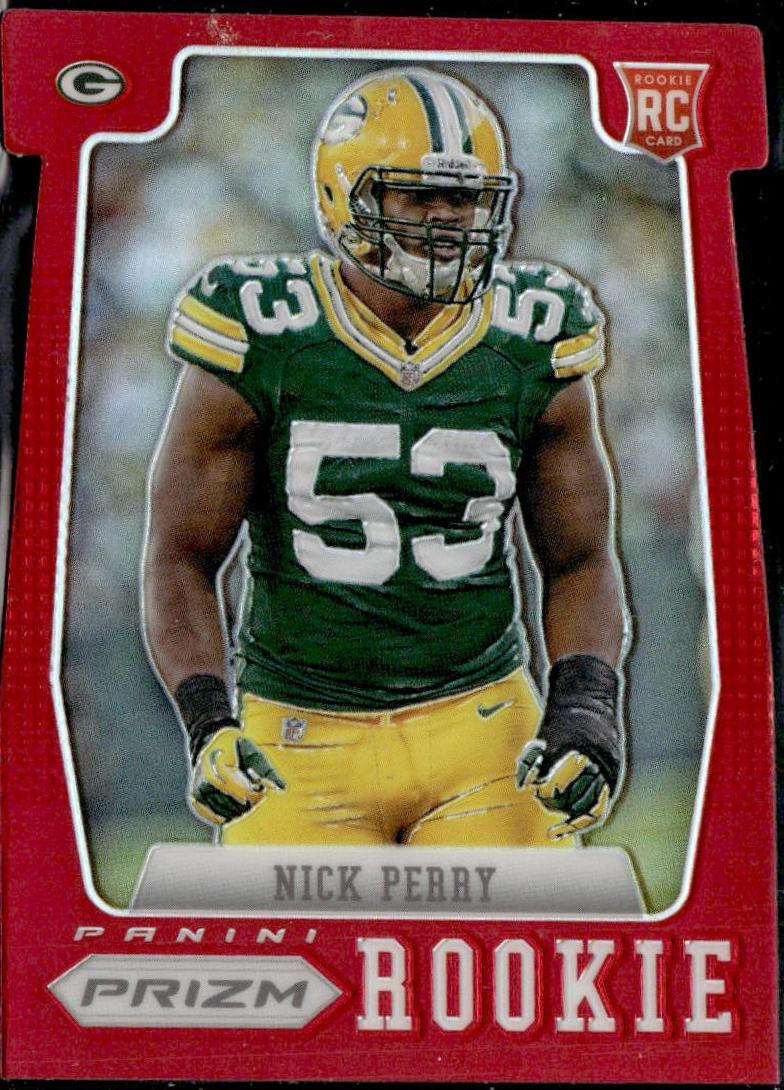 Nick Perry [Red Prizm Die Cut] #287