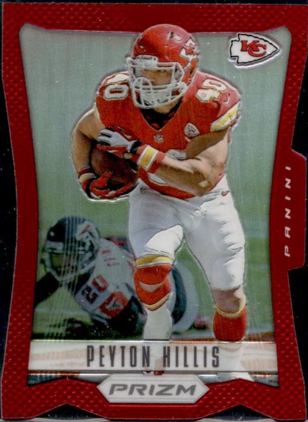 Peyton Hillis [Red Prizm Die Cut] #97