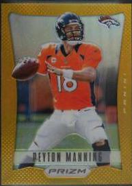 Peyton Manning [Gold Prizm] #60