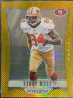 Randy Moss [Gold Prizm] #168