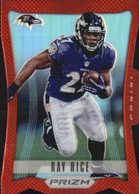 Ray Rice [Red Prizm Die Cut] #17