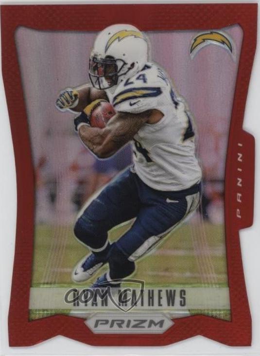 Ryan Mathews [Red Prizm Die Cut] #161