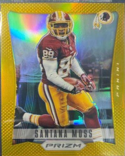 Santana Moss [Gold Prizm] #199