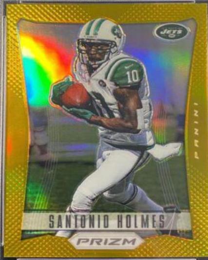 Santonio Holmes [Gold Prizm] #134