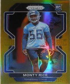 Sidney Rice [Gold Prizm] #174
