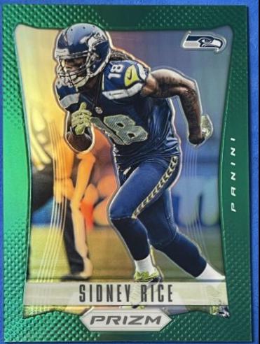 Sidney Rice [Green Prizm] #174