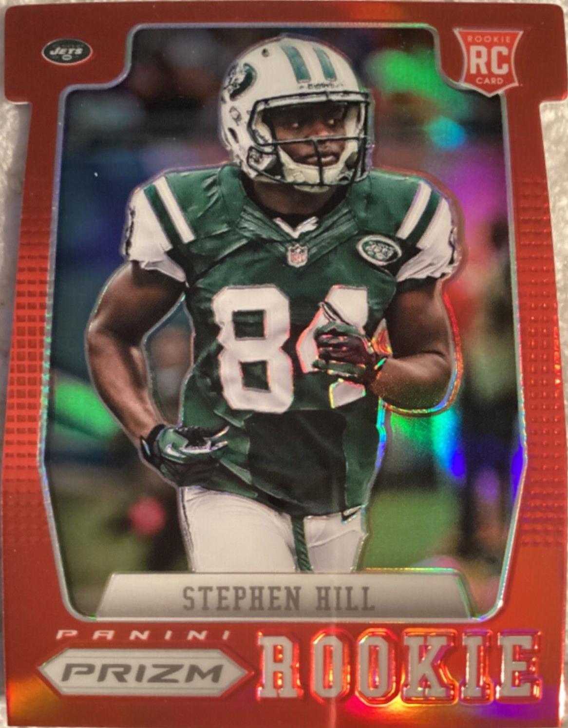 Stephen Hill [Facing Forward Red Prizm Die Cut] #233