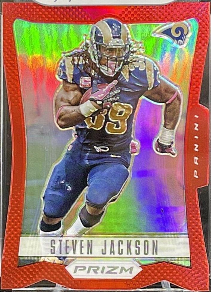 Steven Jackson [Red Prizm Die Cut] #181