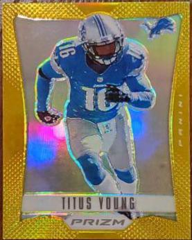 Titus Young [Gold Prizm] #65