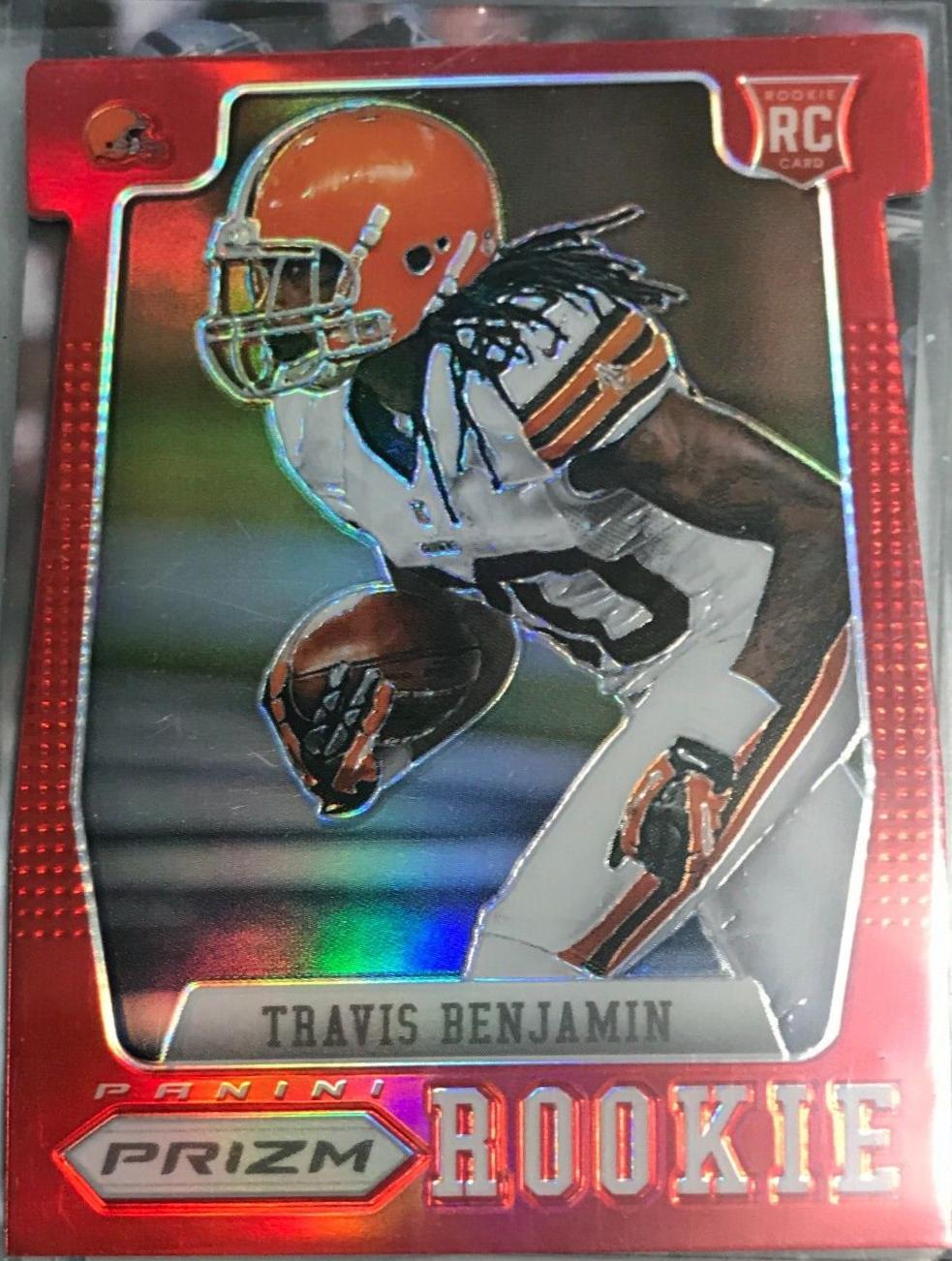 Travis Benjamin [Red Prizm Die Cut] #286