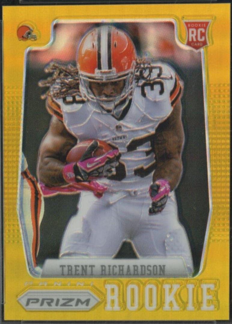 Trent Richardson [White Jersey Gold Prizm] #235