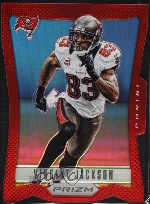 Vincent Jackson [Red Prizm Die Cut] #187