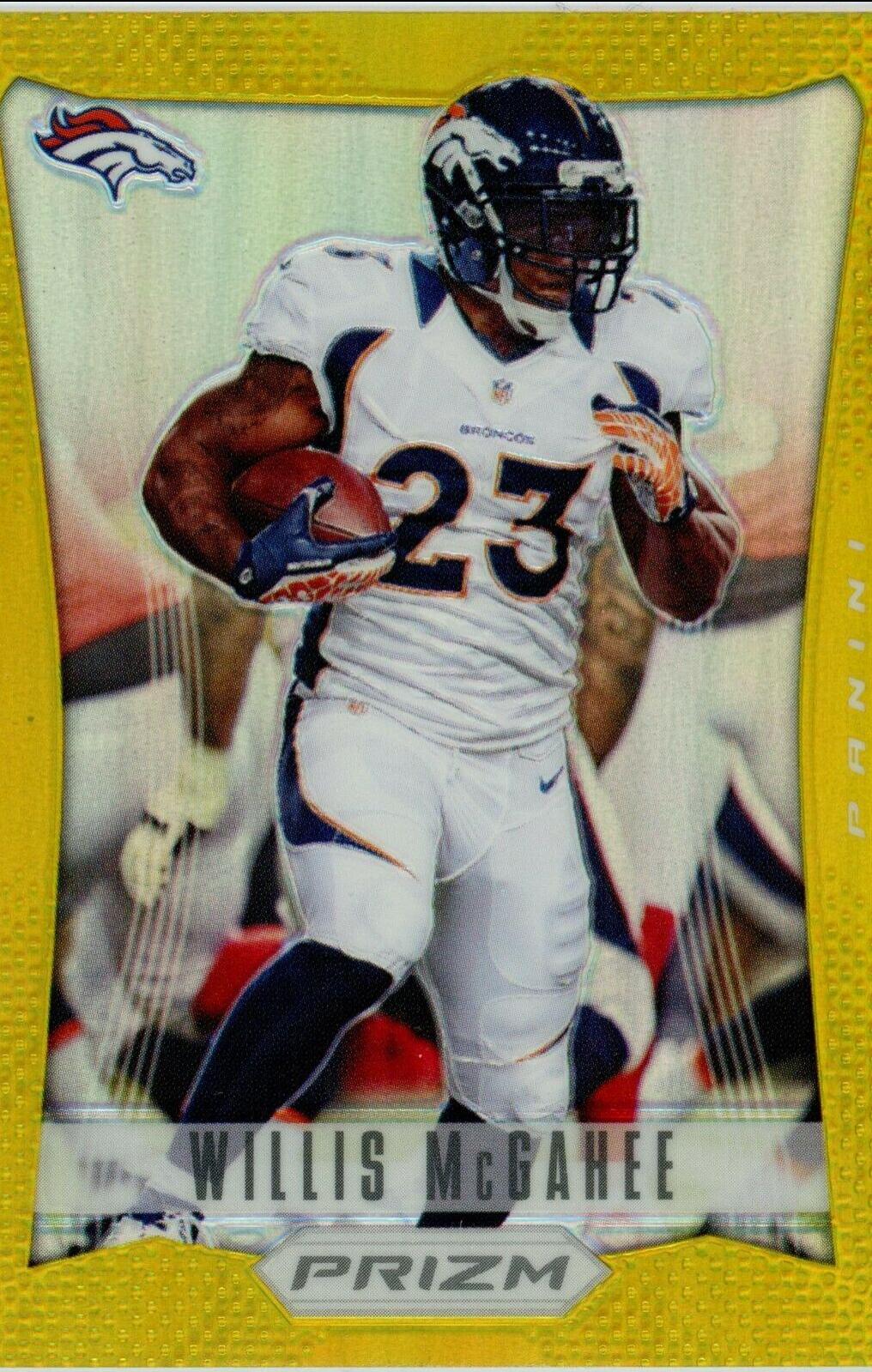 Willis McGahee [Gold Prizm] #62