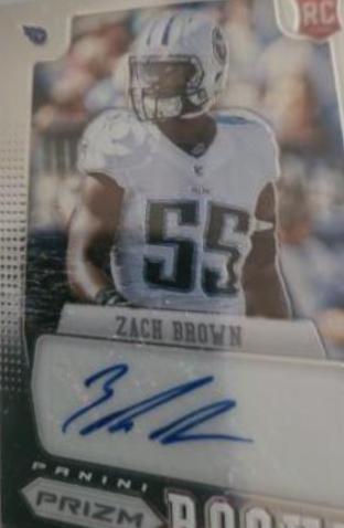 Zach Brown [Blue Jersey Autograph] #295