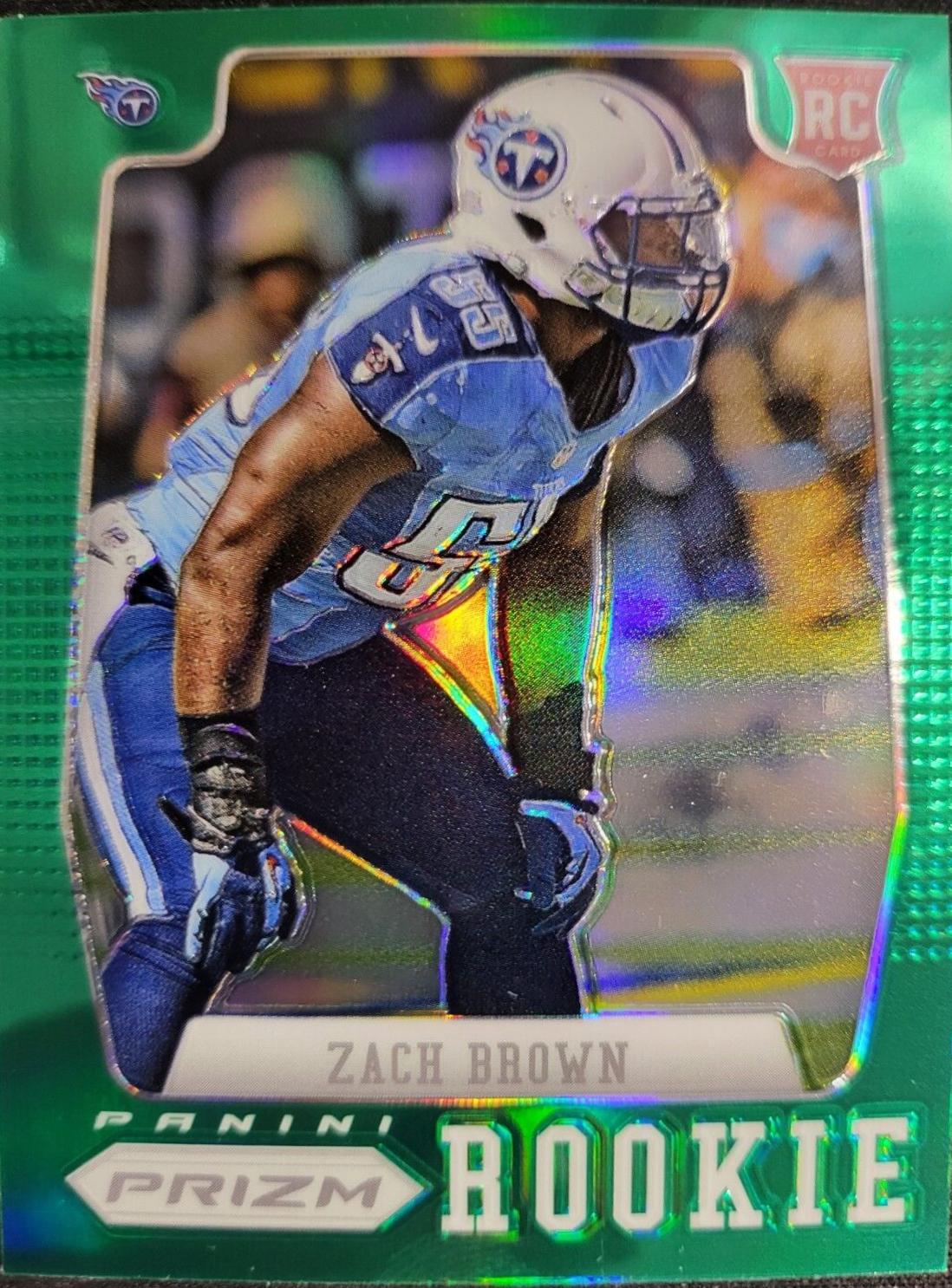 Zach Brown [Blue Jersey Green Prizm] #295