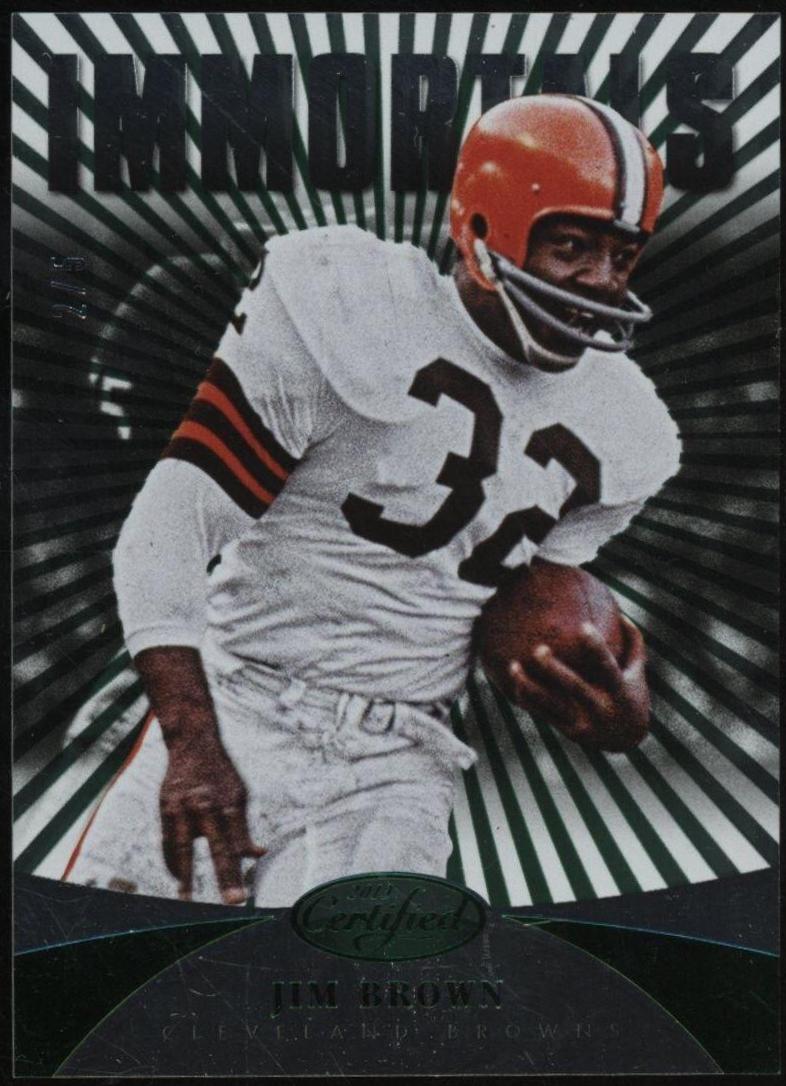 Jim Brown [Platinum Emerald] #178