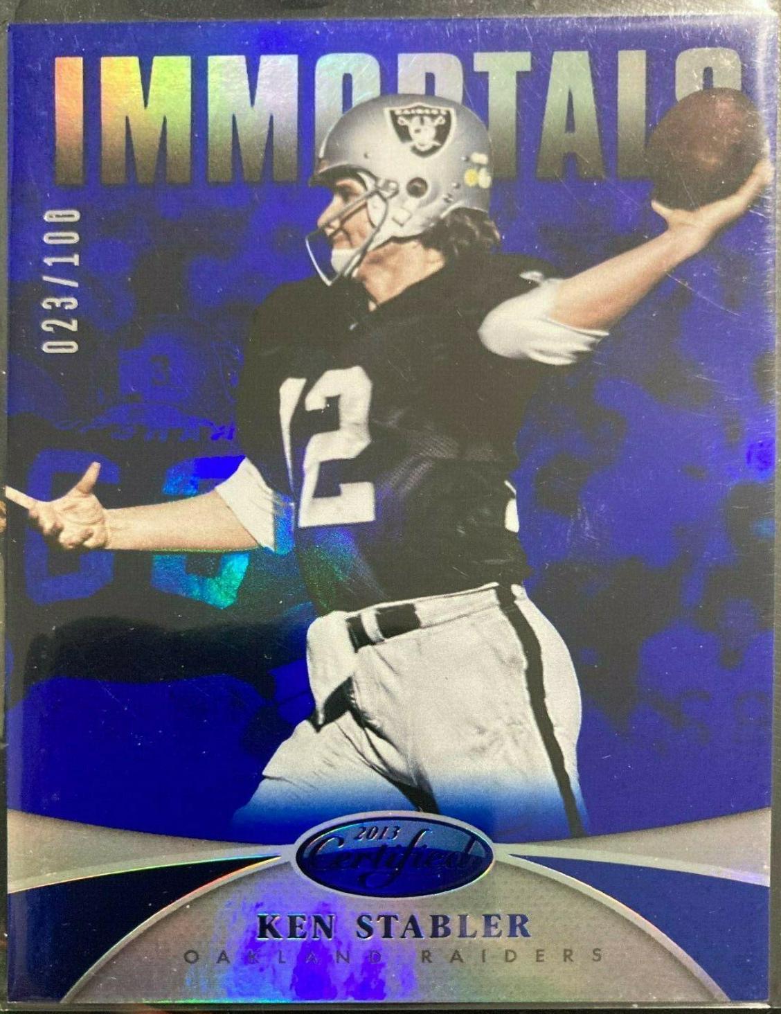 Ken Stabler [Mirror Blue] #183